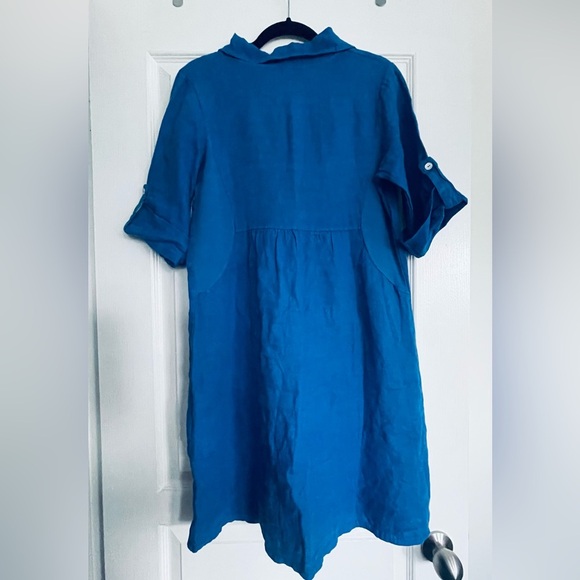 Linen shift dress - Picture 2 of 8
